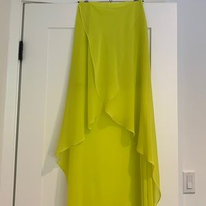 Light Weight Cascading High Low Maxi Skirt